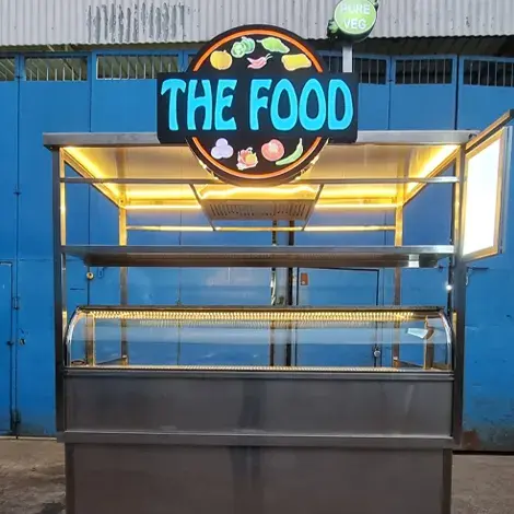 SS Display Counter Suppliers in Pune - Everest Steel Equipment
